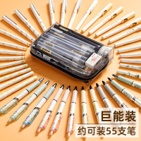 透明笔袋大容量高考中考考试专用笔袋学生用文具盒铅笔盒拉链笔袋女ins小众文艺简约防水多功能文具袋