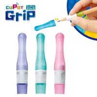 索尼克防脱落日本笔盖铅笔帽加握笔器硅胶不易开裂笔套小学生可爱|少女握笔+笔帽（2607-GP）送铅笔2支