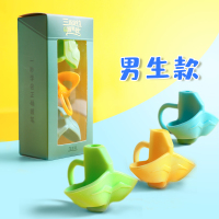 儿童握笔器 小学生握笔矫正器初学者幼儿园幼儿宝宝写字铅笔矫正握姿拿笔抓笔纠正写字姿势初中生成人硅胶软|男生款3个装