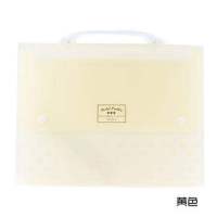 日本风琴包多层a4文件包中学生笔记本文件夹试卷资料收纳袋文件袋手提包|手提款-黄色