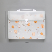 本小姐 小清新a4手提风琴包简约学生用大容量文件夹档案试卷夹|水星记-星球小