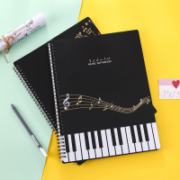 新款钢琴谱夹子音乐曲谱乐谱夹册透明插页袋式学生资料册文件夹黑色活页a4可爱阅谱夹提琴吉他鼓谱夹乐队乐团