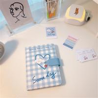 ins元气雪糕小熊小兔a6磁扣本 日系可爱手账女生日记pu笔记本|樱桃可儿