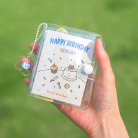 可爱少女心mini手帐活页本便携日式小清新迷你口袋追星日程笔记本