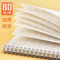 英语笔记本学生用加厚大学生简约英文本子初中生高中生b5线圈本中学生a5厚本子超厚练习本考研四线三格