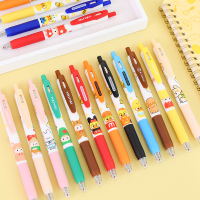 按动式中性笔ins风少女心笔可爱超萌韩国小清新学生0.5mm黑色速干子水笔高颜值好看的网红卡通笔