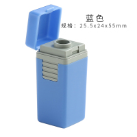 日本铅笔卷笔刀学生用手动削笔器刨笔刀锋利小型便携式耐用美术绘画铅笔卷笔刀文具|可立款-蓝色