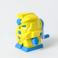 铅笔刀手摇削笔器多功能自动卷笔机绞笔刀旋笔刨小学生文具转笔刀|黄色机器人