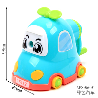 卡通削笔器学生用全自动手摇卷笔刀小学生小型便携式刨笔机儿童转铅笔女生手动剥旋绞转车笔|APS95691/绿色汽车