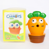 多款手摇卷笔刀可爱小学生省力卡通造型削笔器卷笔器儿童文具礼品|胡萝卜-黄色