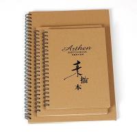 8k素描本16k素描纸速写本空白笔记本铅笔画本草稿本画画本a4写生|16K牛皮硬封面19*26cm