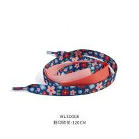 粉印碎花蓝印字母男女鞋带韩版百搭潮流个性鞋带