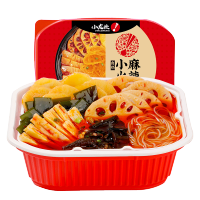 (️清仓)小龙坎麻辣小火锅245G方便速食自煮自助自热火锅网红懒人即食素菜版