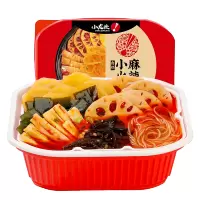 (️清仓)小龙坎麻辣小火锅245G方便速食自煮自助自热火锅网红懒人即食素菜版