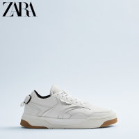 ZARA 新款 男鞋 白色多材质低帮潮流运动鞋小白鞋 12303520001