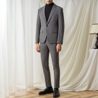 休闲西服套装男士痞帅气韩版潮流修身小西装外套新郎结婚英伦风_jcBUX6