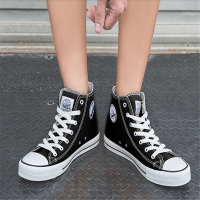 帆布鞋男高帮帆布鞋男鞋夏季透气新款潮鞋子男潮鞋百搭板鞋