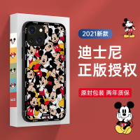 莱圳发迪士尼苹果13手机壳iPhone13Pro米奇头防摔新款13ProMax手机套Max全包镜头保护软Por高级感女