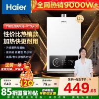 海尔(Haier)12升燃气热水器天然气家用双算法恒温水气双调直流变频风机ECO节能热水器12L UTSPRO 主推款