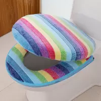 带盖马桶垫坐垫套装坐便套两件套马桶圈拉链式防水通用马桶套 三维工匠