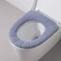 马桶坐垫圈通用家用毛绒坐便套马桶套坐便器马桶垫冬季加厚加绒 三维工匠