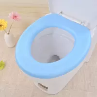 通用马桶垫坐垫加厚防水马桶垫子粘贴式套圈可水洗泡沫塑料坐便套 三维工匠