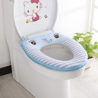 卡通马桶垫坐垫家用四季坐便套防水拉链式马桶套坐便器垫马桶圈垫 三维工匠