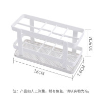 浴室置物架免钉洗漱台洗面奶梳子收纳架电动牙刷牙膏置物架洗漱架 三维工匠牙刷架/牙具座