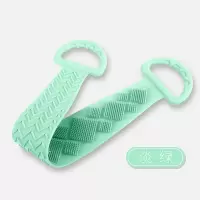 硅胶搓澡巾拉背条双面强力搓泥男女士不疼家用搓背后背洗澡刷 三维工匠浴球