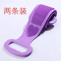 硅胶搓澡巾男女不痛强力搓背搓泥搓灰加长条后背皮洗澡沐浴刷 三维工匠浴球