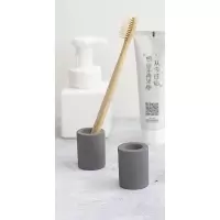 硅藻土小牙刷架 牙刷底座 吸附异味牙刷座浴室用品干燥吸 三维工匠 电动牙刷硅藻泥底座(秋实)