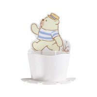 卡通浴室放牙刷的架子多功能家用置物架免打孔卫生间壁挂式香皂盒 三维工匠 泡泡辛巴狗[皂盒]牙刷架/牙具座