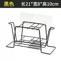 铁艺牙刷置物架卫生间漱口杯收纳架创意壁挂牙具挂架牙刷架 三维工匠 白色