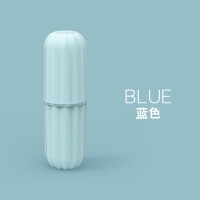 旅行洗漱口杯子刷牙杯创意韩国牙缸简约家用牙膏牙刷盒便携式套装 三维工匠 升级款-北欧灰洗漱杯