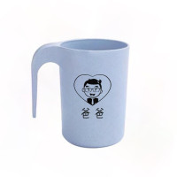 创意刷牙带杯架卫生间简约牙刷杯洗漱牙缸嗽濑口杯子套装家用一家 三维工匠 [妈妈]1个装-MA洗漱杯