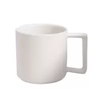 简约漱口杯陶瓷北欧情侣刷牙杯套装置物架家用浴室洗漱杯子一对装 三维工匠 两个黑+竹木托盘