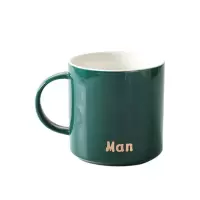 陶瓷情侣漱口杯一对刷牙杯创意洗漱杯简约家用套装牙刷杯牙缸杯子 三维工匠 蛋型托盘+Man+Madam木绿洗漱杯