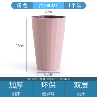 家用刷牙杯子创意简约洗漱口杯可爱牙缸杯套装牙桶情侣男女牙刷杯 三维工匠 北欧深蓝洗漱杯