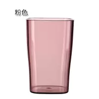 2个洗漱收纳漱口杯透明彩色刷牙杯情侣牙缸子儿童中学生牙杯 三维工匠 2个灰色洗漱杯