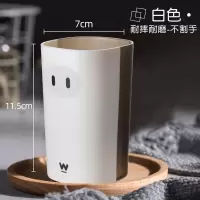 刷牙杯套装漱口杯家用牙杯ins风简约情侣卡通可爱创意漱口杯北欧 三维工匠 可爱大白[2只装](白、粉)洗漱杯