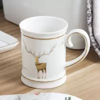 陶瓷牙杯ins风刷牙杯子洗漱杯套装创意简约北欧个性漱口杯家用 三维工匠 肥皂碟