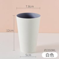 漱口杯家用简约刷牙杯创意便携牙缸牙桶洗漱杯情侣一对牙刷杯套装 三维工匠 北欧深蓝1个+北欧灰白1个+北欧粉1个