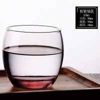 酒店宾馆用漱口杯情侣创意北欧玻璃刷牙杯ins风网红款简约洗漱杯 三维工匠 350透明(高款)