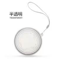旅行洗漱杯便携水杯女可折叠漱口刷牙杯旅游硅胶伸缩杯子 三维工匠 灰色