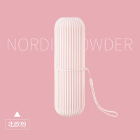 漱口刷牙杯子家用牙缸牙膏便携式旅行套装情侣牙刷盒牙具洗漱收纳 三维工匠 北欧灰3件套洗漱杯