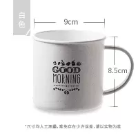 漱口杯简约牙缸杯子可爱家用创意牙刷杯套装情侣一对洗漱杯带手柄 三维工匠 韩式漱口杯墨绿色2个装
