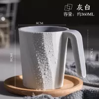 简约洗漱口家用刷牙杯子牙桶手柄牙缸杯套装一对情侣牙刷网红款 三维工匠 [带手柄]四口之家洗漱杯