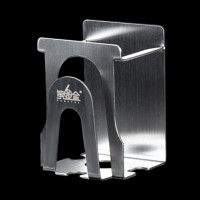 不锈钢牙刷杯架家用洗漱口杯置物架套装刷牙杯子情侣款牙缸杯壁挂 三维工匠 蟹脚一体牙刷架+早安杯储物架