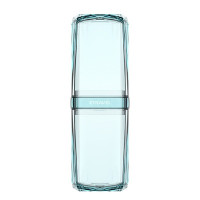 旅行牙刷收纳盒便携洗漱口杯套装刷牙杯子牙具牙膏分装瓶收纳牙缸 三维工匠 [豪华款]贝壳紫送化妆包洗漱杯