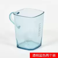 创意家用刷牙杯漱口杯儿童宝宝可爱洗漱杯卫生间塑料透明牙刷杯女 三维工匠 两个装混搭(联系客服)